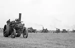 Steam Powered Transportation Prints: Fowler General Purpose Engine number 14910, Rising Star