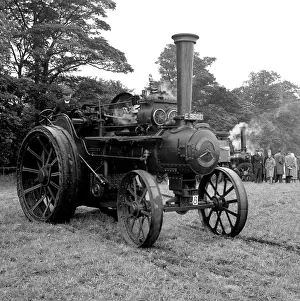 Steam Powered Transportation Prints: Fowler General Purpose Engine number: 14958, Marina