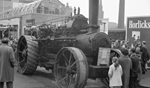 Vintage Traction Engines Prints: Fowler Ploughing Engine