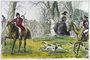 Fox Hunting Scene Prints: Fox Hunters (Leech)