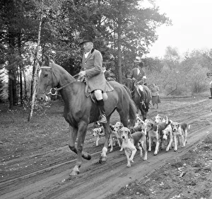 Vintage Fox Hunting Images Prints: Fox hunting