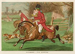 Fox Hunting Print