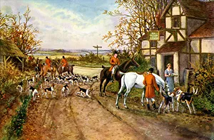 Fox Hunting - the Meet at the Crossroads Fox Hunting - the Meet at the Crossroads