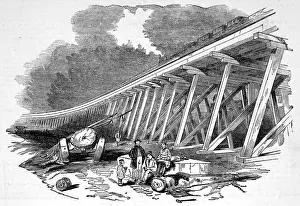 Victorian Era Bridges Prints: Frame work of the viaduct
