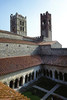 France. Elne Cathedral. Cloister. 12th-14th France. Elne Cathedral. Cloister. 12th-14th