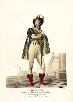 Francois Philippe as Salvator in Les Freres Invisibles, 1819 Francois Philippe as Salvator in Les Freres Invisibles, 1819