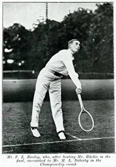 Tennis Prints: Frank Riseley Print 1904 by Mary Evans Prints Online