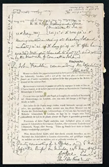 Polar Expedition History Prints: FRANKLIN'S WRITING