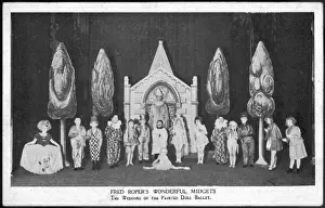 Vintage Circus Art Prints: Fred Ropers Midgets