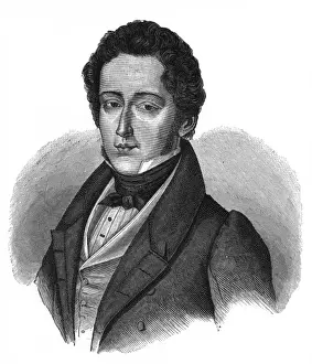 Famous Pianists History Prints: Frederic Chopin / Anon