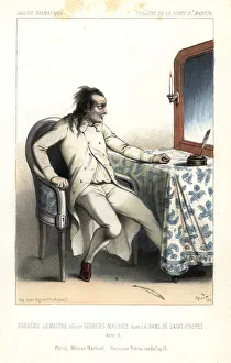 Frederic Lemaitre as Georges Maurice in La Frederic Lemaitre as Georges Maurice in La