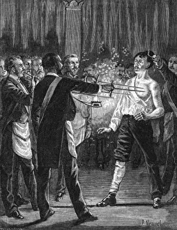 Freemason Initiation Print, 1890s