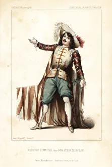 French actor Frederic Lemaitre in Don Cesar de Bazan, 1844 French actor Frederic Lemaitre in Don Cesar de Bazan, 1844