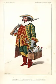 French actor Joseph Laurent as Mousqueton French actor Joseph Laurent as Mousqueton
