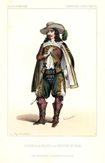 French actor Perrin as Don Jose in Don Cesar de Bazan, 1844 French actor Perrin as Don Jose in Don Cesar de Bazan, 1844