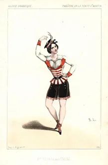 French ballet dancer Mlle. Zina Richard in French ballet dancer Mlle. Zina Richard in