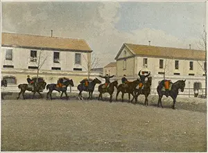 French Cavalry Training Print
