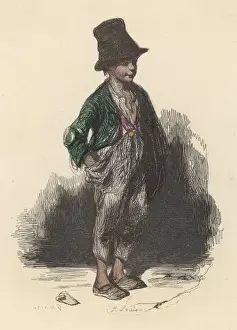 Chimney Sweep Illustration Prints: French Chimneysweep