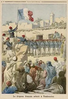 African Colonial History Prints: French in Mali
