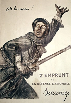 French poster advertising war bonds, WW1 French poster advertising war bonds, WW1
