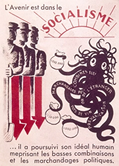 French poster, The Future Lies in Socialism French poster, The Future Lies in Socialism