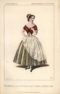 French soprano opera singer Mlle Leocadie Lemercier French soprano opera singer Mlle Leocadie Lemercier