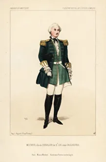 French tenor Toussaint Mocker as the Chevalier French tenor Toussaint Mocker as the Chevalier