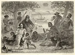 French Utopia Print: A Harmonious Society