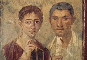 Fresco portrait of Terentius Neo and his wife - Pompeii Fresco portrait of Terentius Neo and his wife - Pompeii
