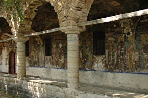 Frescoes. Exonarthex of Saint Nicholas Church. By Zografi's Frescoes. Exonarthex of Saint Nicholas Church. By Zografi's