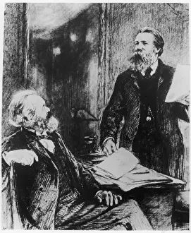 Author Prints: Friedrich Engels Print (1820-1895)