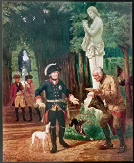 King Of Prussia Portrait Prints: Friedrich Ii / Schulz