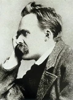 Prints of FRIEDRICH WILHELM NIETZSCHE German philosopher Germany Prints: Friedrich Nietzsche Print - German Philosopher Portrait