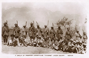 Frontier Raiders under military escort, NWFP Frontier Raiders under military escort, NWFP