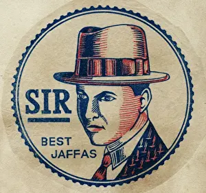 20th Century Fruit Label Print - Jaffa Oranges