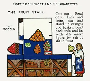 Antique Cigarette Cards For Sale Prints: Fruit stall