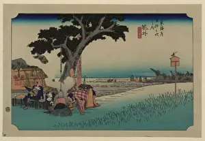 Traditional Japanese Landscape Prints: Fukuroi