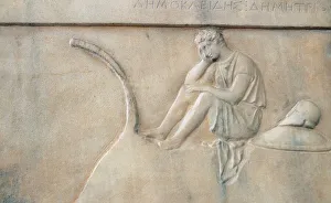 Funerary stele of Democleides (4th century BC) Funerary stele of Democleides (4th century BC)