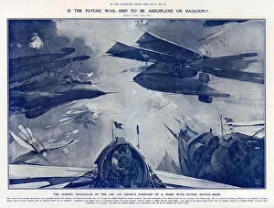 Is the futre war-ship to be aeroplane or balloon? Is the futre war-ship to be aeroplane or balloon?