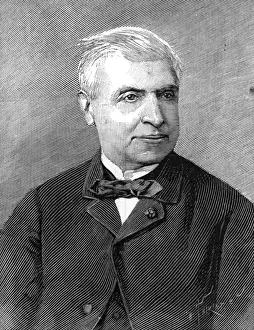 Gabriel Auguste Daubree Print, French Geologist 1814-1896