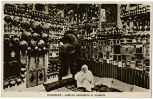 Gadames, Libya - Interior of a Notable Home Gadames, Libya - Interior of a Notable Home