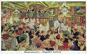 Gaiety at Pigalles nightclub, Paris, France Gaiety at Pigalles nightclub, Paris, France