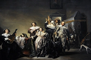 Gallant Company, 1633, by Pieter Codde (1599-1678) Gallant Company, 1633, by Pieter Codde (1599-1678)