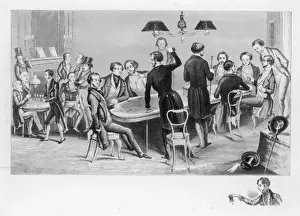 Vintage Gambling Scene Prints: Gambling / Crockfords