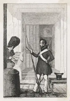 French Historical Events Prints: Garde Nationale
