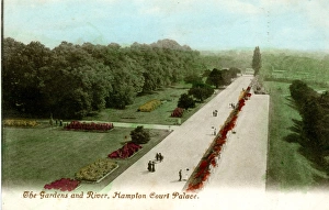 Gardens and River, Hampton Court Palace, London Gardens and River, Hampton Court Palace, London