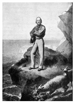 Giuseppe Garibaldi Image Prints: Garibaldi on Caprera