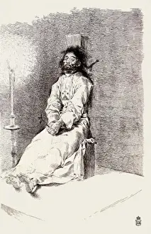 The Garrotted Man Print by Francisco de Goya