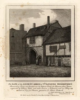 The Gate of the Ancient Abbey of St. Saviours Bermondsey The Gate of the Ancient Abbey of St. Saviours Bermondsey
