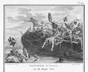Gauls defeat Romans on the River Allia Gauls defeat Romans on the River Allia
